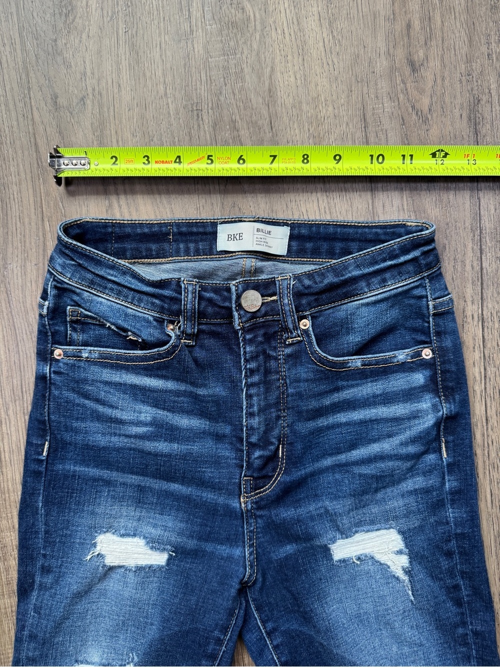 BKE Billie Slim Fit High Rise Ankle Skinny Jeans Sz 25 - Picture 3 of 13